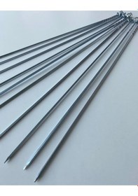 Resim Mobilreyon 25 Adet Kare Ciğer Kuşbaşı Şişi, En 3mm, Boy 50cm 