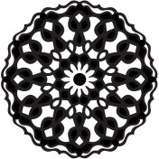 Resim Çiçek Deseni (Oto-Motor-Laptop-Duvar-Dekor) (Tip 9) 30 x 30 cm 