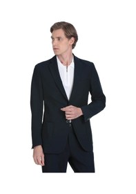 Resim Hatemoğlu Lacivert Slim Fit Mono Yaka Casual Takım Elbise 36286 Lacivert 