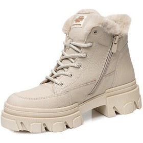 Resim Greyder 31036 Kadın Ekru Hakiki Deri Casual Bot -117-ekru Ekru 