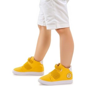 Resim Kiko Kids Coyote Cırtlı Erkek Çocuk Günlük Bot Ayakkabı Sarı 