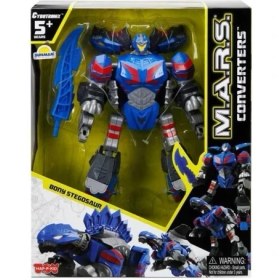 Resim M.a.r.s. Dönüşebilen Bony Stegosaur Mavi Robot Dinozor 