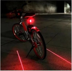 Resim Lidyahan Store Arka Stop Lazer Işınlı - Güvenlik Mesafe Çizgili Bisiklet Lazeri 