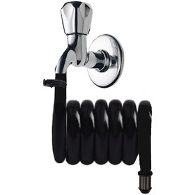 Resim Plasyay Spiral Wc Taharet Hortum Matik Yeni Üretim Siyah İnci 97 