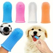 Resim 1 Adet/4 Adet/8 Adet Köpek & Kedi Diş Fırçası Seti - Yumuşak Kıllı & Diş Eti Masajlı Diş Fırçası, Plak ve Diş Taşı Kontrolü, Yavru Köpekler, Küçük ve Büyük Irklar İçin Diş Bakımı, Diş Temizliği (Tekli/4/8 Adet) 