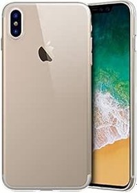 Resim Cekuonline iPhone X (10) ile Uyumlu Kılıf Kapak 0.2 mm Şeffaf Silikon + Temperli Kırılmaz Cam Ekran Koruyucu 