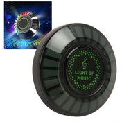 Resim Tenfowee Rgb Sesli Ritim Işıklı Kokulu Araç Dekorasyonu - Otomatik Müzik Tepkisi, Uygulama Kontrolü, F6 Tutucu Ve Katı Kokusu Dahili Pil 