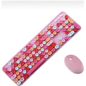 Resim Tr Mofii Sweet Pembe Klavye Mause Set 