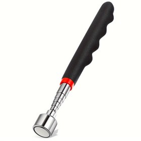 Resim 3-in-1 Teleskopik Manyetik Toplama Aracı, Paslanmaz Çelik, Elektriksiz, Pilsiz, Otomotiv ve İnşaat Alanlarında Zor Erişim Alanları İçin, Ergonomik Sap ve Dayanıklı Metal Yapı ile 