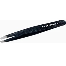 Resim Tweezerman Slant Tweezer Eğik Uçlu Cımbız Dusted Onyx Ödüllü Tasarım 