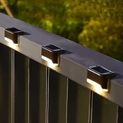 Resim 16 adet Dış Mekan Güneş Enerjili Deck Işıkları - Merdivenler, Korkuluklar, Verandalar ve Yürüyüş Yolları için Su Geçirmez LED Güneş Enerjili Yol Işıkları - Nikel Pil, Çekme Zinciri Kontrolü, Enerji Verimli, Dış Mekan Aydınlatması | Modern Dış Mekan Aydınlatması | Dayanıklı Dış Mekan Işığı 