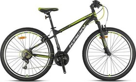 Resim VORTEX 4.0 - 26 MTB - 14' - 21 Vites - V.B. - Mat Siyah-Gri/Neon Sarı 