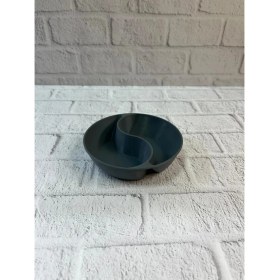 Resim HERŞEYBURDAMODA Gri Çerezlik Kase Seti Bölmeli Sunum Tasarımı 