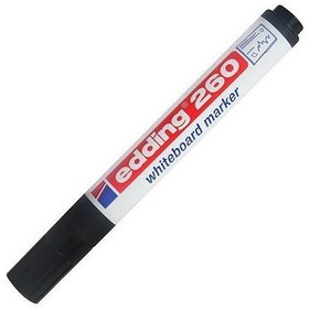 Resim Edding 260 Siyah Tahta Kalemi Yuvarlak Uçlu 1.5-3 Mm 10Lu Kutu 