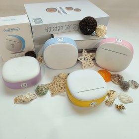 Resim Kablosuz Mini Yazıcı - Taşınabilir Termal Etiket Makinesi, 1 Rulo Isısız Kağıt veya 6 Renk Seçeneği, Beyaz 3 Çıkartma & 3 Yapışkanlı Sticker Sayfası, 203DPI Notlar, Günlükler, İş, Fişler ve DIY El İşleri İçin, Kablosuz Bağlantı, Mükemmel Hediye Seti 