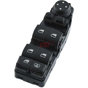 Resim CAM ANAHTARI ON SOL SIYAH CERCEVELI ARKA GUNESLIK KARARAN AYNA BMW F01LCI MCAR AN-3522 