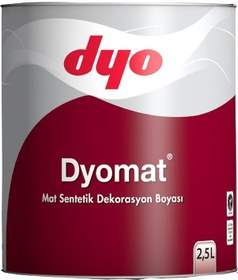 Resim Dyomat Mat Dekorasyon Boyası 2,5 Litre Beyaz 