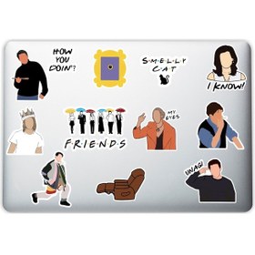 Resim Friends Laptop Notebook Tablet Telefon Sticker Set 001 