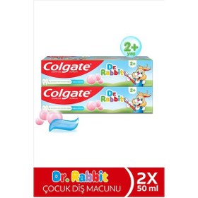 Resim Colgate Dr. Rabbit Bubblegum 50ml Çocuk Diş Macunu X2 