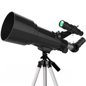 Resim 400x70mm Açıklıklı Refrakter Teleskoplar (15x-150x), Telefon Adaptörlü Reflex 