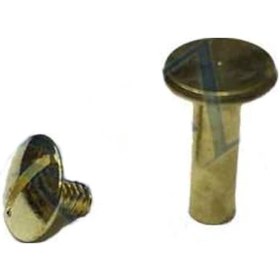 Resim Mrçelik Cilt Menü, Katalog, Kartela Vidası, 13mm - Sarı, 100 Adet Tarif Edildiği Gibi 