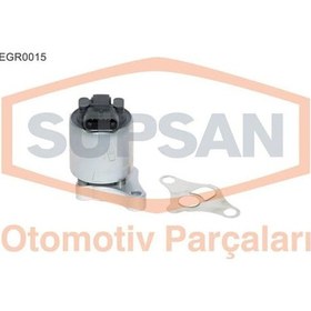 Resim SUPSAN EGR0015 EGR Valfi Astra G Vectra B C Corsa C Zafira 1.4 1.6 Z14Xe Z16Xe Yatay Soket 