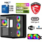 Resim MSI GAMİNG DDR5-RTX 5060Tİ16GB-İNTEL İ7 14700KF-32GB DDR5 RAM-1 TB M.2 SSD-WİNDOWS 11 PRO-SIVI SOGUTMALI 