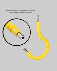 Resim Newtrendd.com 12 Parça Vidalama Uç Seti Akrobat Tasarım Dayanıklı Metal-32102 