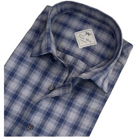 Resim Linen Keten Klasik %100 Cotton Uzun Kollu Terletmeyen İki Cepli Kapaklı Gri Gömlek Regular Kalıp -10228 Gri 