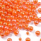 Resim 200/100/50 adet Canlı Turuncu AB Akrilik Boncuk - 6/8/10mm Yuvarlak, Şeffaf ve Parıldayan - DIY Takı, Bileklikler, Anahtarlıklar ve Daha Fazlası İçin İdeal - El Sanatları ve Aksesuar Yapımı İçin Mükemmel, Boncuklar|Canlı Boncuk Rengi|Parlak Bitiş 