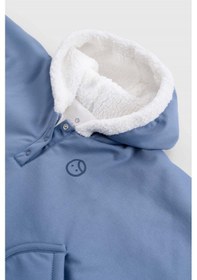 Resim Su Geçirmez Bebek Panço Mavi Yağmurluk Mavi 