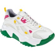 Resim pullman Sms Kadın Spor Ayakkabı Sneaker SMS-65137 BEYAZ YEŞİL 