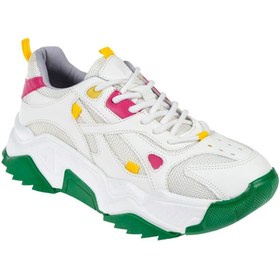Resim pullman Sms Kadın Spor Ayakkabı Sneaker SMS-65137 BEYAZ YEŞİL 