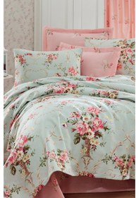 Resim Doğal Pike Baskılı Battal 230x220cm Alanur Mint Mint 