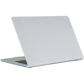Resim Apple Uyumlu MacBook Air 15inç M2/m3/m4 Kılıf Premium İnce Pc Mat Bottom Kapak A3241 A2941 A3114 Gri 