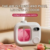 Resim 5 Hız Ayarlı Akıllı Aromaterapi Difüzörü, USB Şarj Edilebilir 500mAh Pil - Beyaz & Pembe Tasarım, Esansiyel Yağlar/Parfümler için Akıllı Koku Rahatlatıcı Makine, Ev, Ofis veya Hediye için İdeal, Ofis Koku Arttırıcı | Modern Aromaterapi Ünitesi | Ayarlanabilir Ayarlar, Koku Difüzörü 