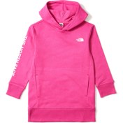 Resim Pembe Kapüşonlu Unisex Çocuk Sweatshirt 