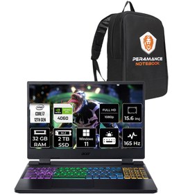 Resim Acer Nitro 5 i7 12650H 32GB 2TB SSD RTX4060\u002F8GB 165Hz FHD 15.6\ W11P Gaming Laptop & PER4 ÇANTA 