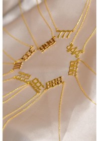 Resim Gold 444 Melek Sayısı Gümüş Koruma Kolyesi 