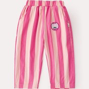 Resim Unisex Pantolon - Yumuşak Pembe & Yatay Çizgili, Esnemeyen Kumaş, Erkek ve Kız Çocuklar için, Kolay Bez Değişimi, Günlük & Özel Günler - Sonbahar/Kış Pantolonları & Çocuklar için, Pantolon, Çocuk Günlük Giyim, Eğlenceli Çocuk Tasarımı, Dayanıklı Çocuk Giyim, Dış Mekan için Mükemmel 