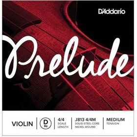 Resim Daddario J813 Prelude D ( Re) - Tek Tel Keman Teli 
