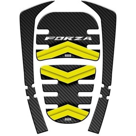Resim Gogo Tank Pad 010 Siyah Sarı Desenli Honda Forza 2021-2024 