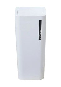 Resim Hangfox Ev Ve İşyeri İçin Basılabilir Kapaklı Pp Atık Kutusu, 9l Hacimli, Dar Köşelere Uygun, Su Sızıntısı Engellendi, Mavi/beyaz/gri 