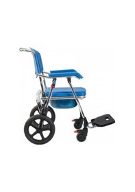 Resim G551 Aluminyum Katlanabilir Banyo Tuvalet Tekerlekli Sandalye 