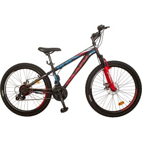 Resim Daafu Sxc 150 26 Jant 21 Vites Shımano M-disk Fren Ön Amortisörlü Dağ Bisikleti Özel Alaşım İthal Çelik Kadro MTB Bisiklet 