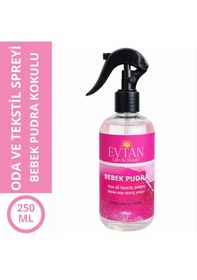 Resim Evtan Life&home Bebek Pudrası Kokulu Oda Ve Tekstil Spreyi Oda Kokusu Room Spray 250 Ml Bebek Pudrası 