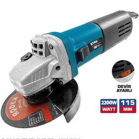 Resim STAXX POWER 6 Kademe Devir Ayarlı Taşlama Spiral Makinesi 11-125mm 2200watt 