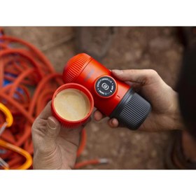 Resim Wacaco Nanopresso Manuel Espresso Makinesi, Lav Kırmızısı 