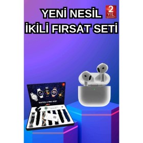 Resim Rivera Tech Rvrhb 3.nesil Tws Bluetooth Kulaklık Bluetooth Bağlantılı Akıllı Saat Amoled Ekran Plastik Has 