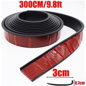 Resim jmsstore 3 Metre Evrensel Araba Çamurluk Tekerlek Koruyucusu Sızdırmazlık Bandı Çizilmeye Dayanıklı 
